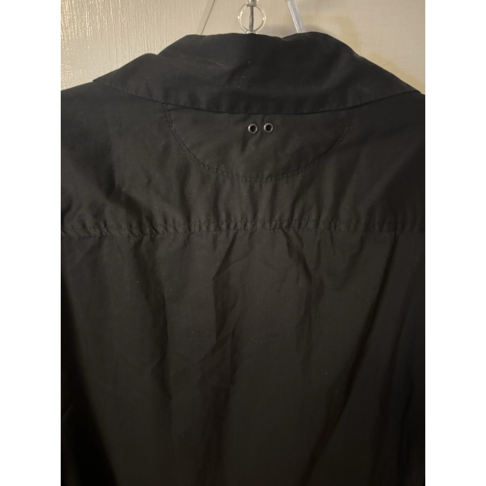 Converse Women's All Star Black 3/4 Sleeve Cotton Shirt Dress - Picture 12 of 14